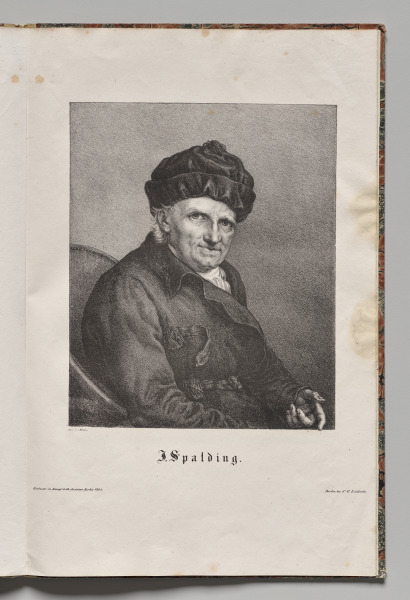 Germany's Famous Authors:  Portrait of Johann Joachim Spalding