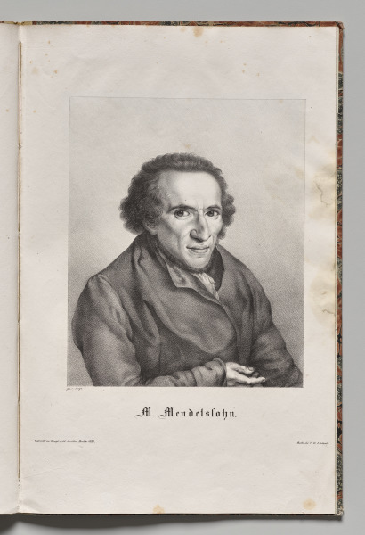 Germany's Famous Authors:  Portrait of Moses Mendelssohn