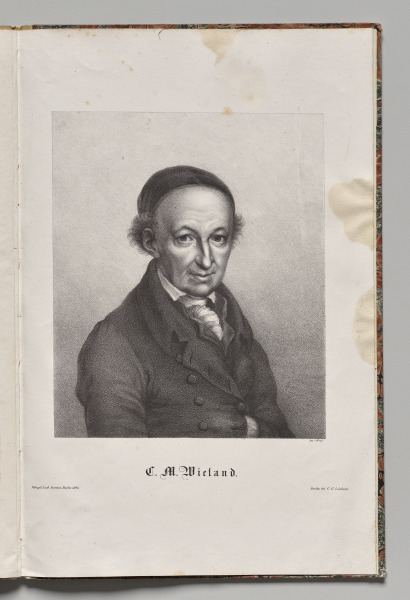Germany's Famous Authors:  Portrait of Christopher Martin Wieland