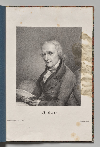 Germany's Famous Authors:  Portrait of Johann Elert Bode