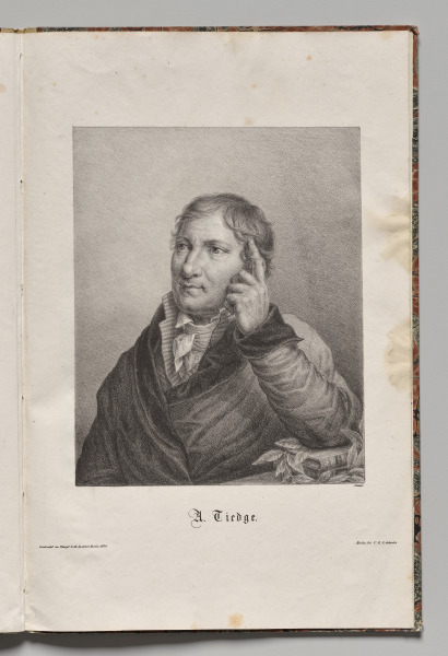 Germany's Famous Authors:  Portrait of Chrisoph August Tiedge