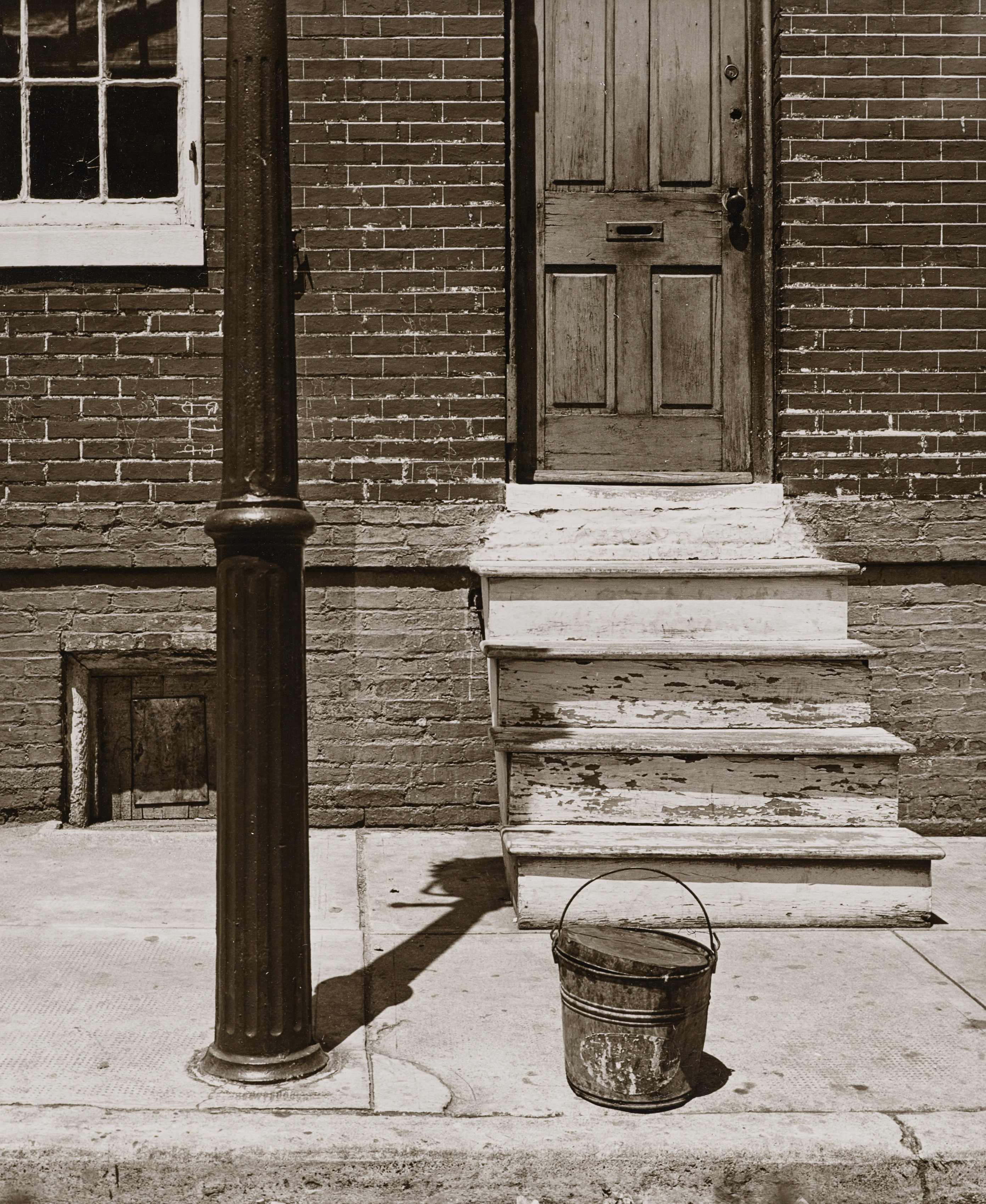 White Steps and Light Pole, Baltimore, MD