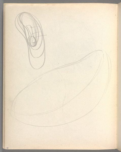 Sketchbook No. 6, page 118: Pencil a few rounded forms