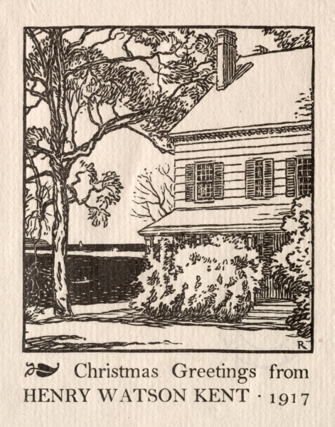 Christmas Card from Henry Watson Kent