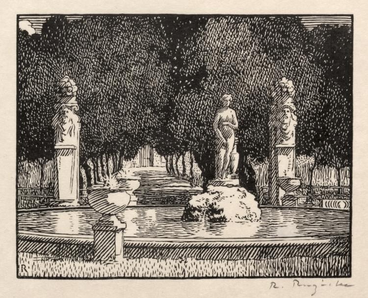 Illustration from "Fountains of Papal Rome"
