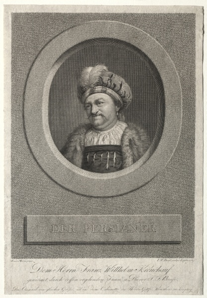 The Persian - Portrait of Franz Wilhelm Kreuchauf