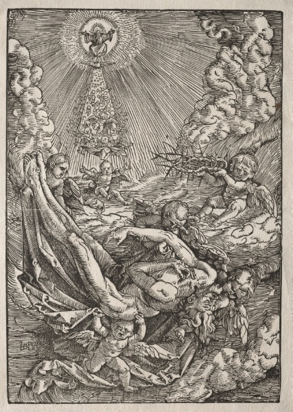 Christ Carried to Heaven by Angels