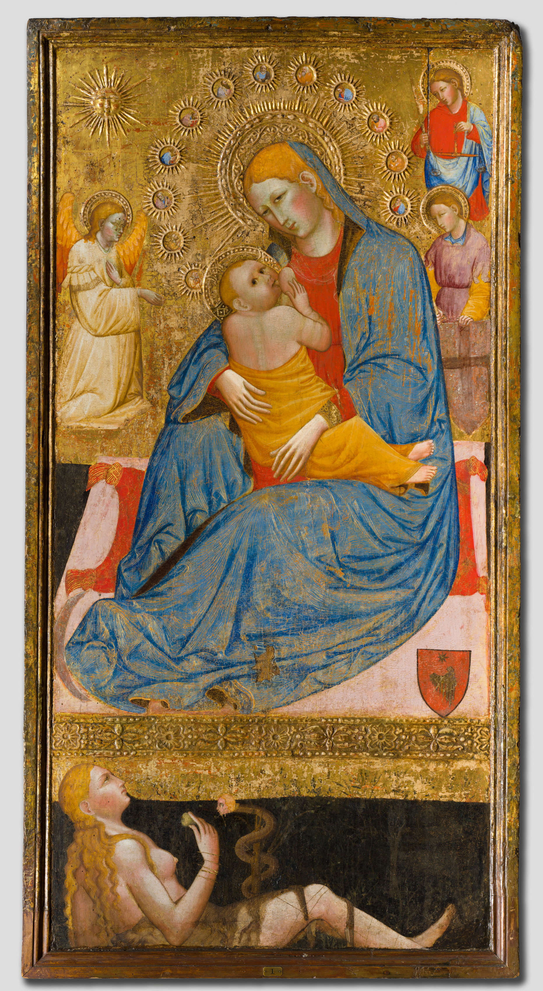 The Madonna of Humility with the Temptation of Eve