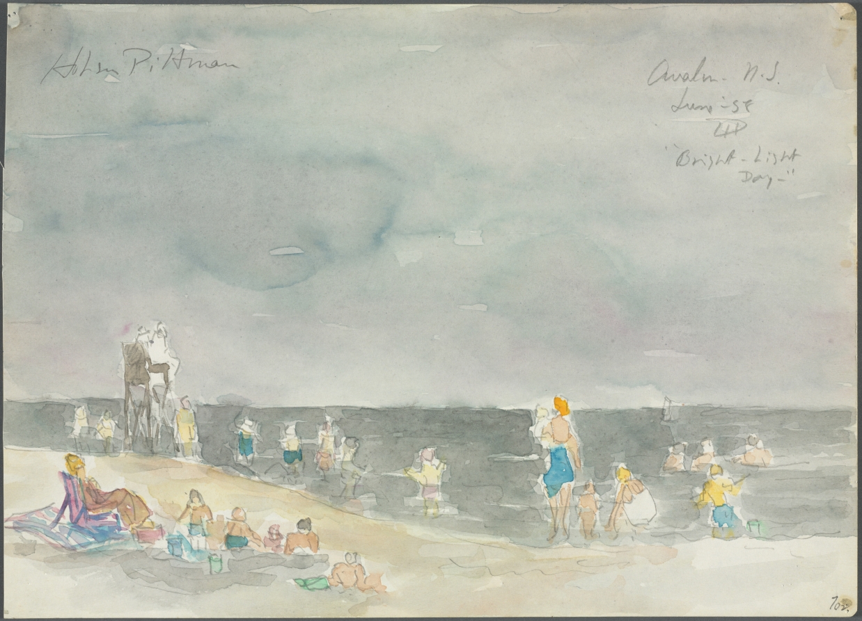 Bright Light Day (Avalon, New Jersey), Hobson Pittman, 1958