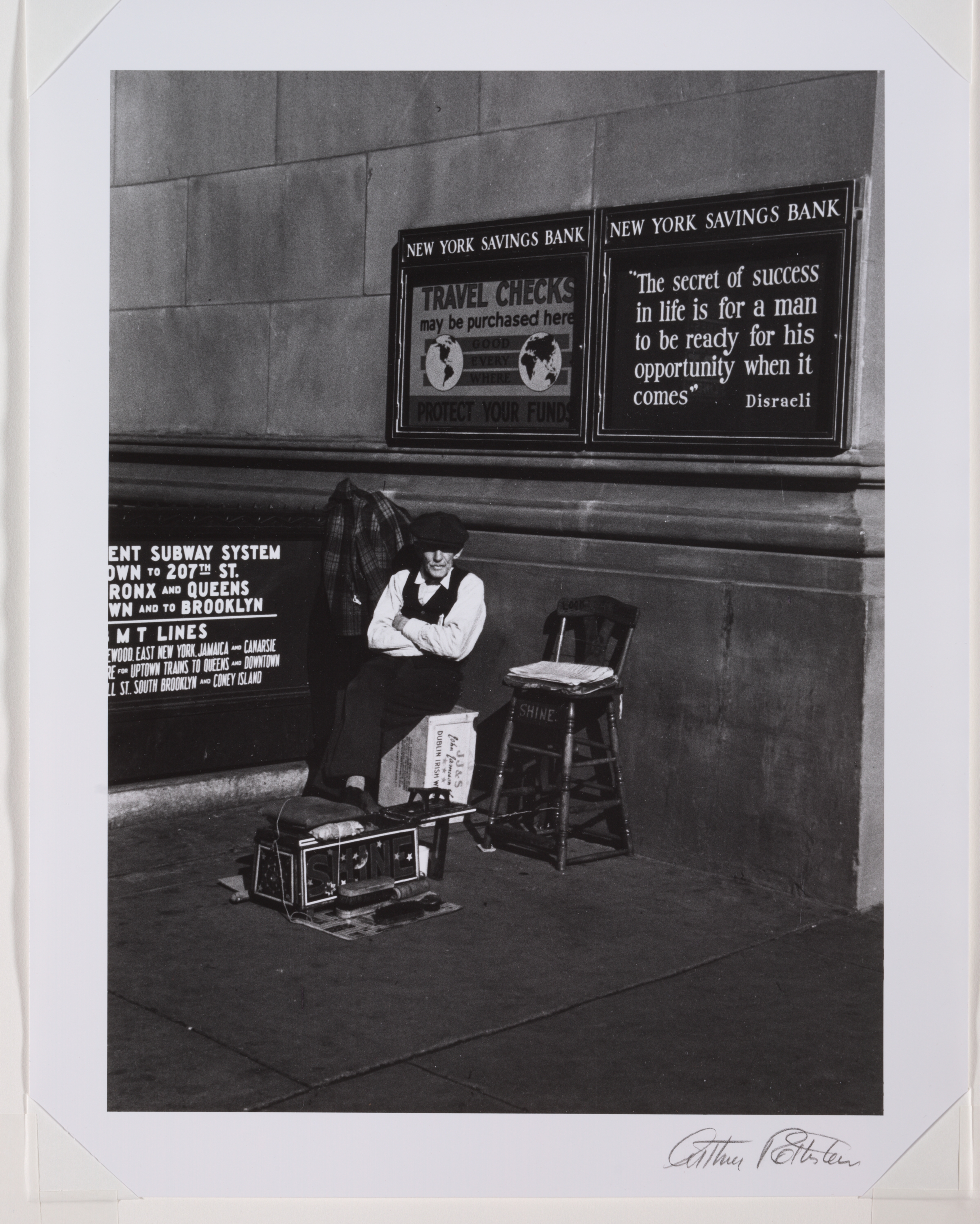 Shoeshine Man, New York City