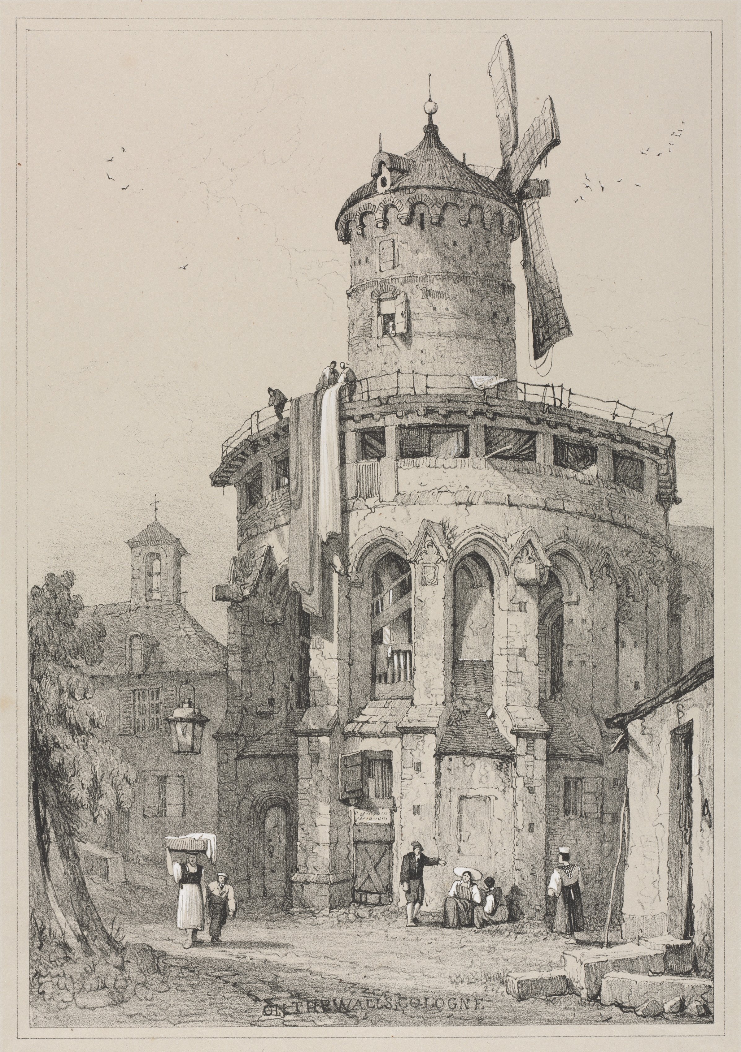 Facsimiles of Sketches Made in Flanders and Germany: On the Walls, Cologne