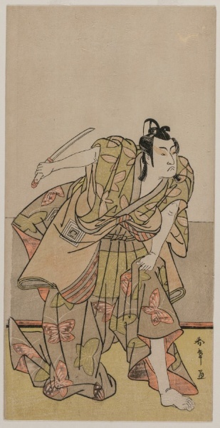 Ichikawa Monnosuke II as Soga no Goro