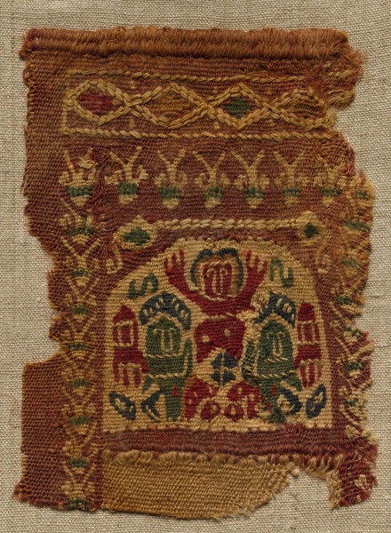 Fragment, Part of the Neck Ornament of a Tunic