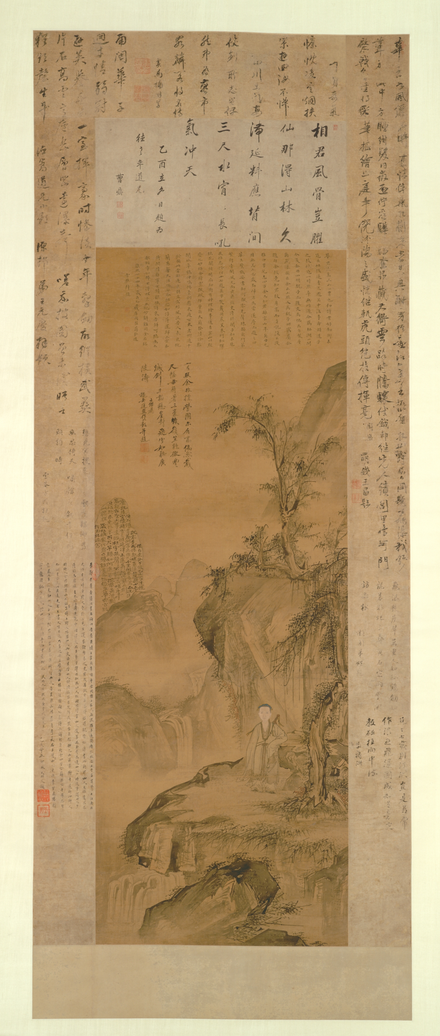 Layered Peaks and Splashing Waterfall: Portrait of Hua Yan as a Young Man