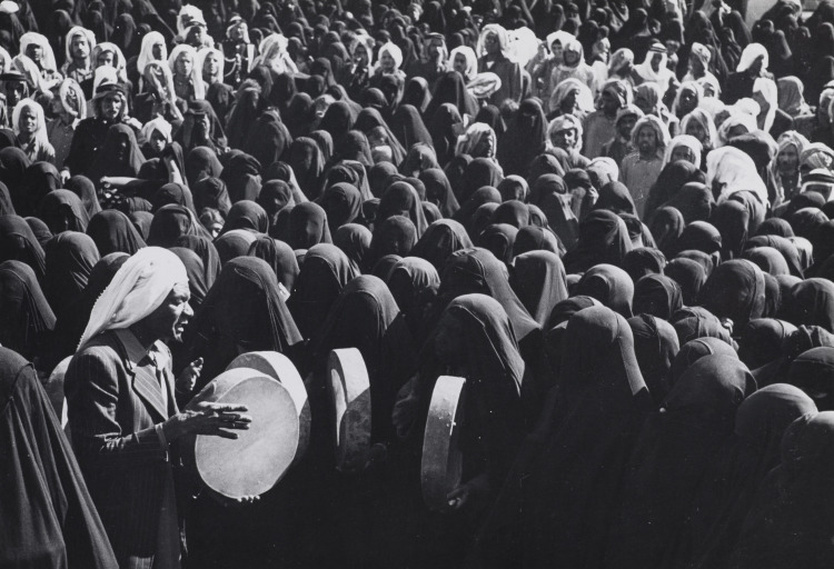 Veiled Arab Woman at the Wedding of a Shaikh