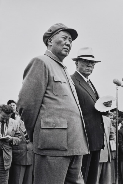 Mao and Voroshilov, China 1957