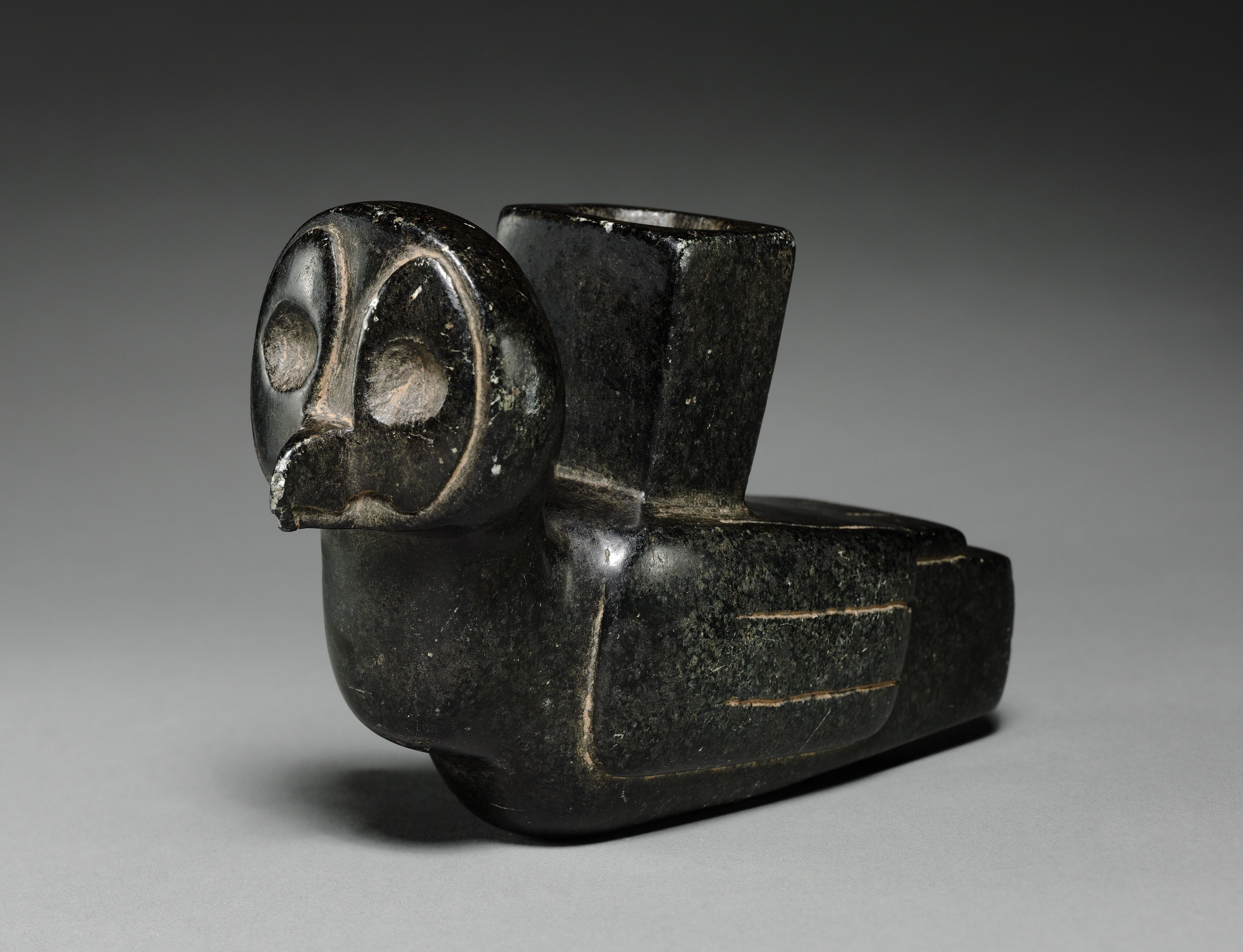 Pipe in the Form of an Owl