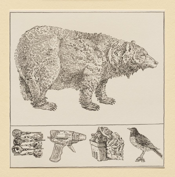 Rubber Stamp Portfolio: Bear with Predella