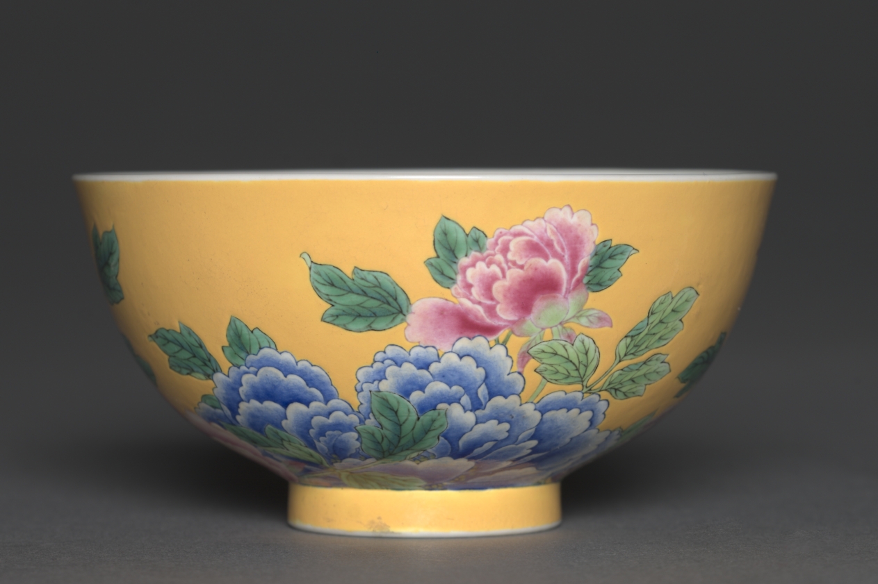 Bowl with Peonies