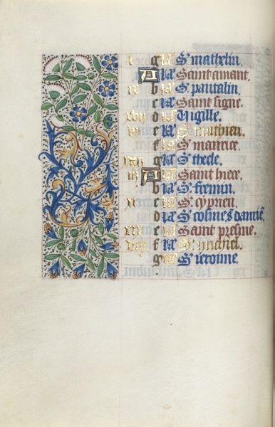 Book of Hours (Use of Rouen): fol. 9v