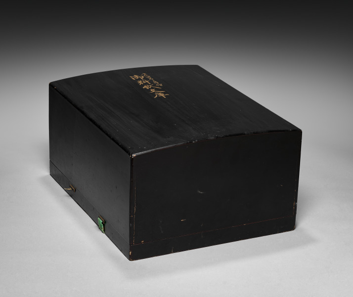 Storage Box (Tomobako) for Document Box (Ryōshibako) with Chrysanthemum and Plum