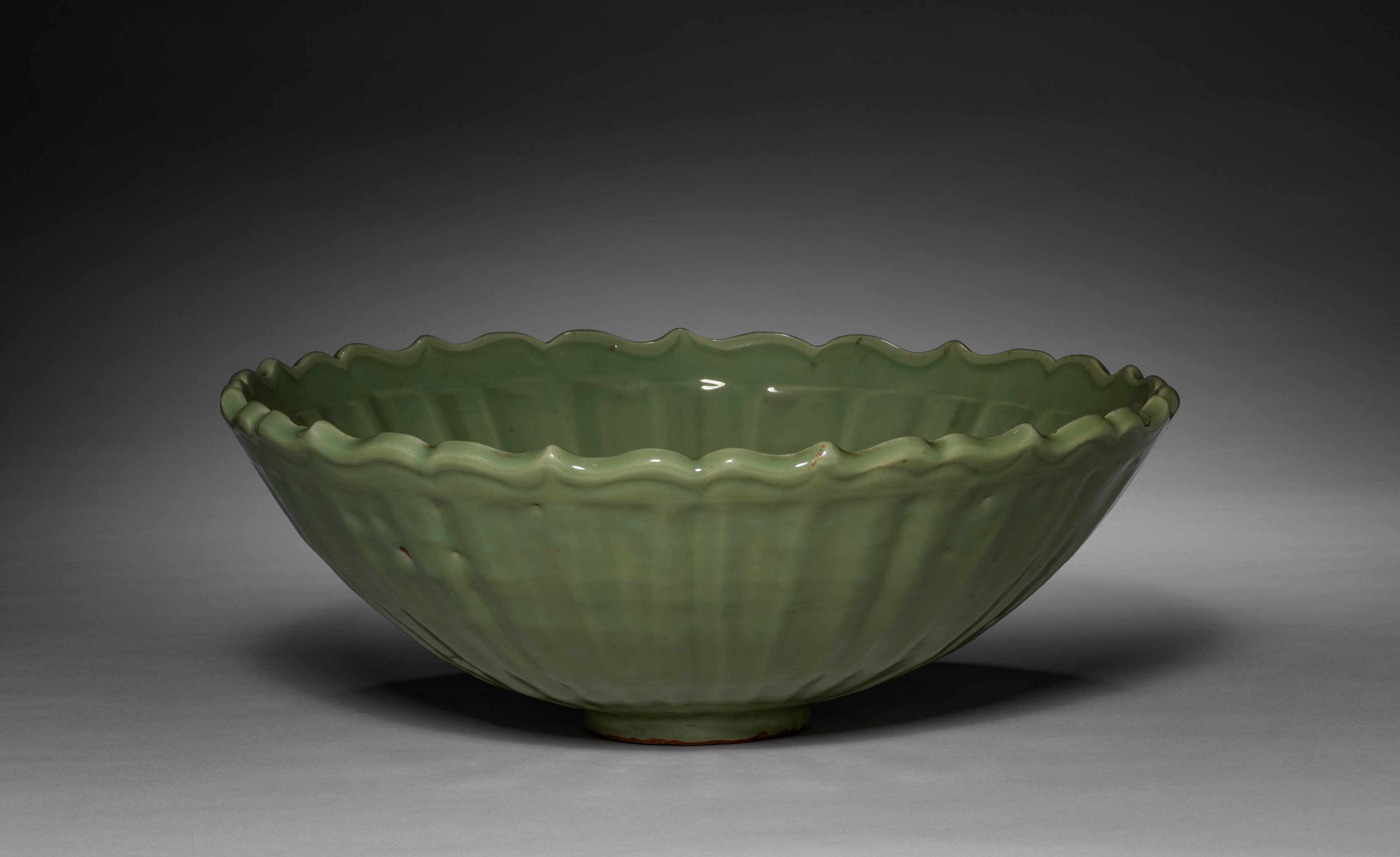 Large Bowl with Molded Decoration