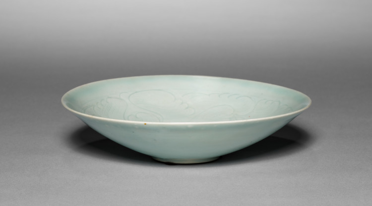 Dish with Carved Floral Design
