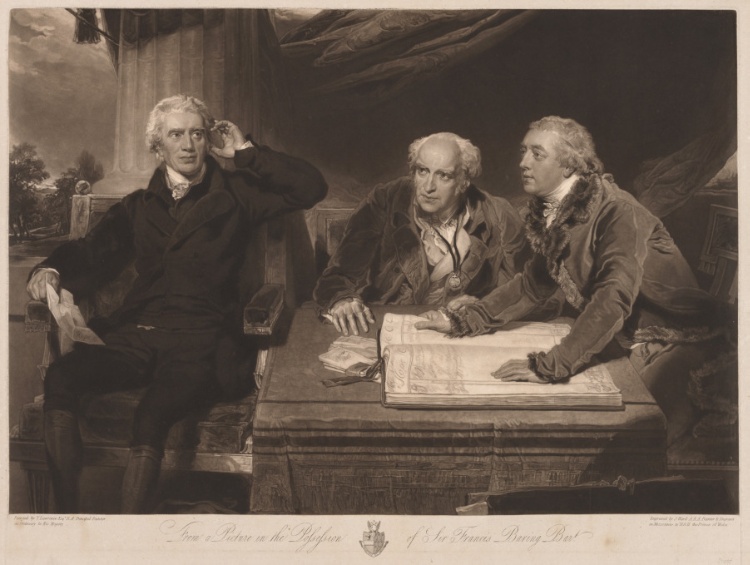 Sir Francis and John Baring and Charles Wall