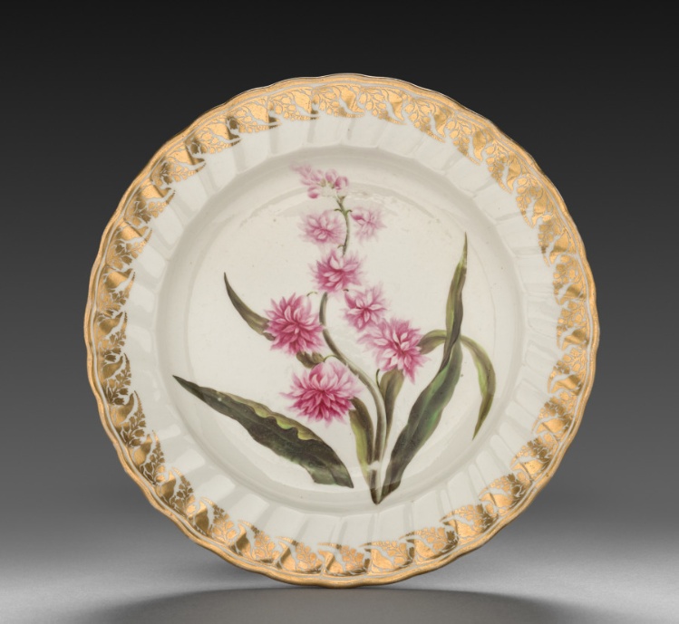Plate from Dessert Service: Eastern Hyacinth