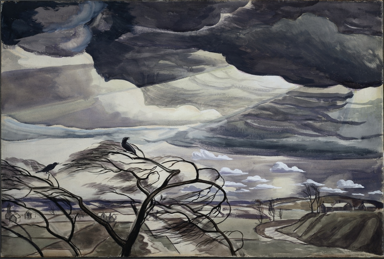 March Wind, Charles Burchfield, 1926
