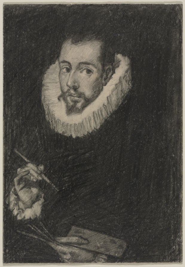 Study after El Greco Portrait, F. Toro Barros, 1922