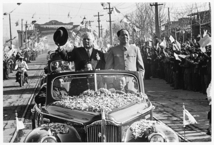 Parade for Voroshilov and Mao Tse Tung