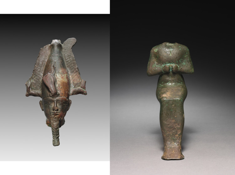 Head of Osiris and Statuette