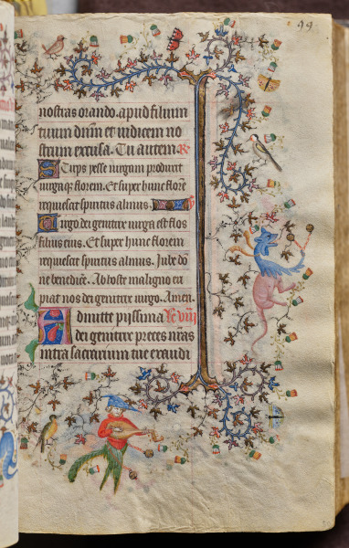 Hours of Charles the Noble, King of Navarre (1361-1425): fol. 50r, Text
