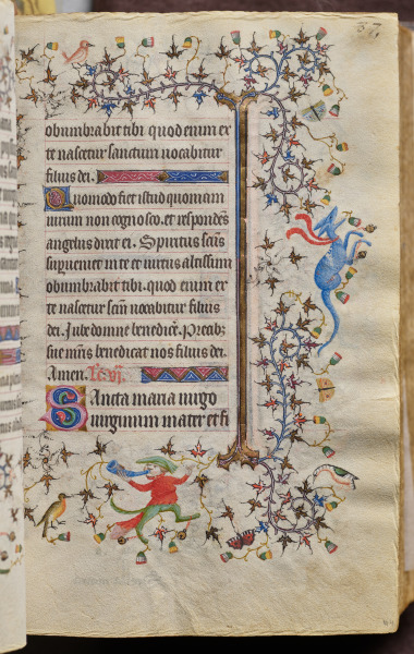 Hours of Charles the Noble, King of Navarre (1361-1425): fol. 44r, Text