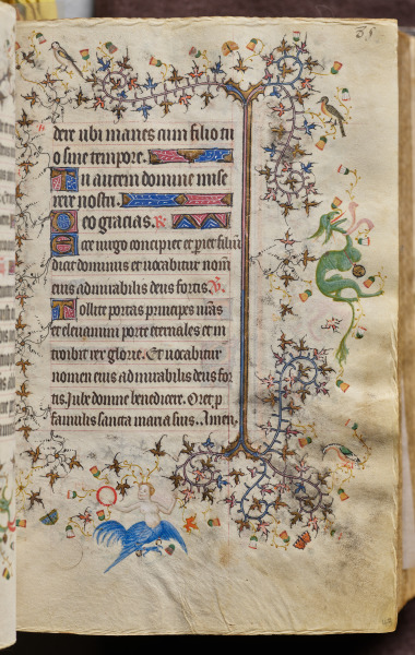 Hours of Charles the Noble, King of Navarre (1361-1425): fol. 43r, Text