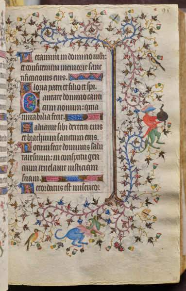 Hours of Charles the Noble, King of Navarre (1361-1425): fol. 48r, Text