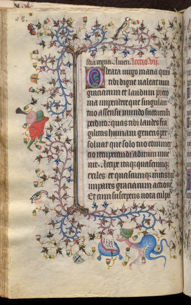 Hours of Charles the Noble, King of Navarre (1361-1425): fol. 49v, Text
