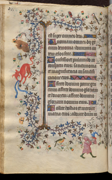 Hours of Charles the Noble, King of Navarre (1361-1425): fol. 45v, Text