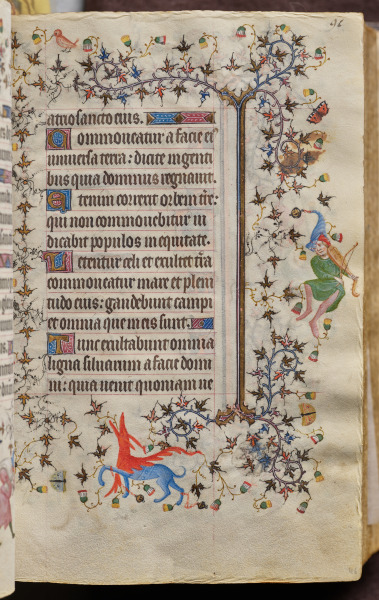 Hours of Charles the Noble, King of Navarre (1361-1425): fol. 46r, Text