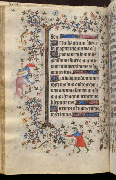 Hours of Charles the Noble, King of Navarre (1361-1425): fol. 47v, Text