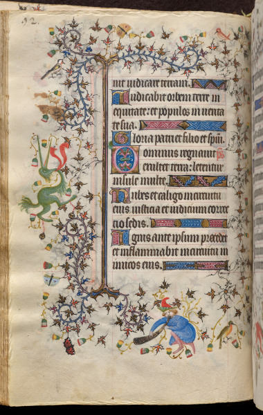 Hours of Charles the Noble, King of Navarre (1361-1425): fol. 46v, Text