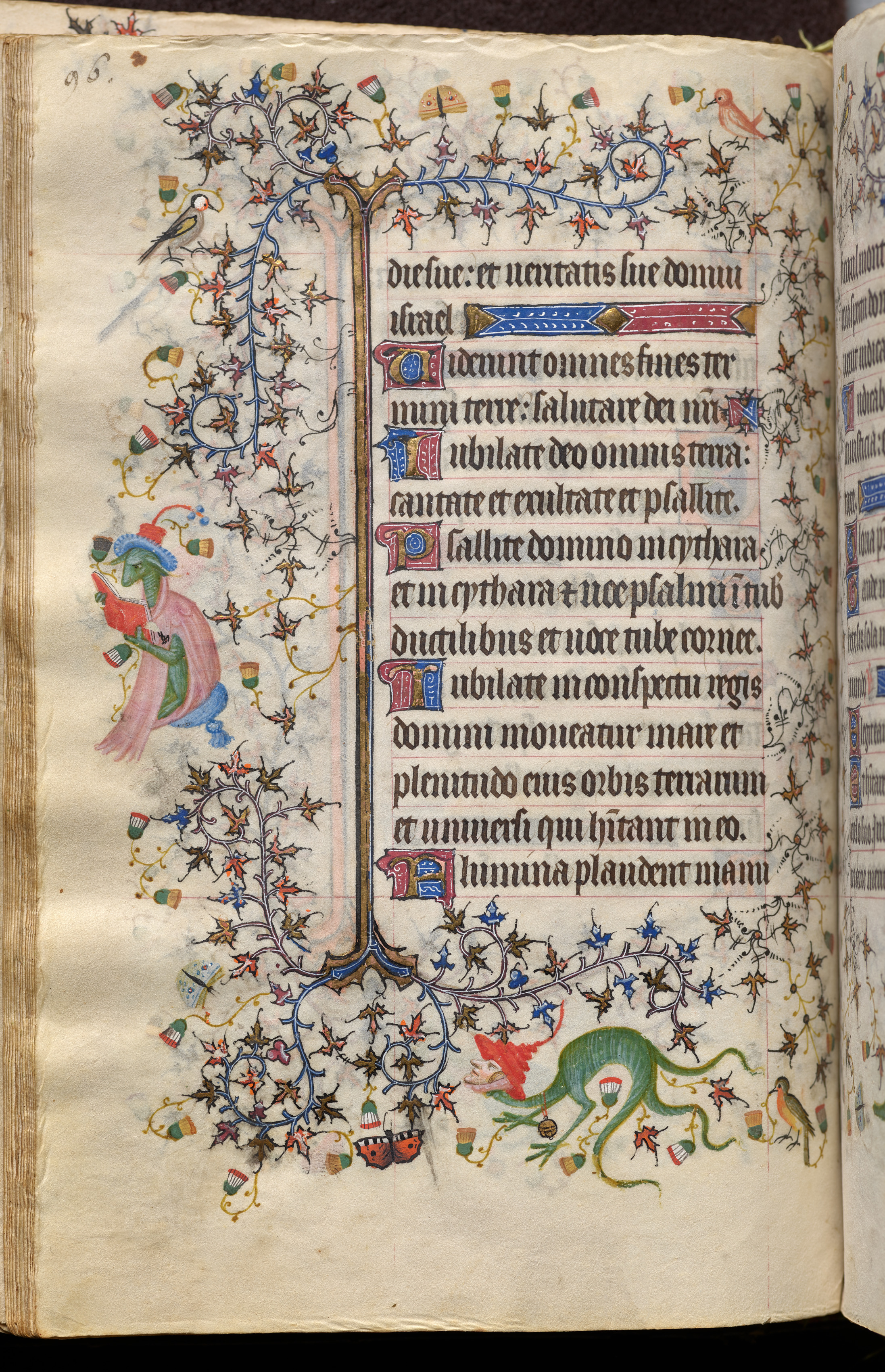 Hours of Charles the Noble, King of Navarre (1361-1425): fol. 48v, Text