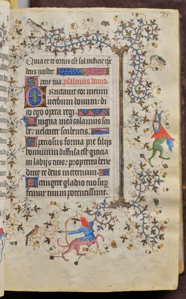 Hours of Charles the Noble, King of Navarre (1361-1425): fol. 38r, Text